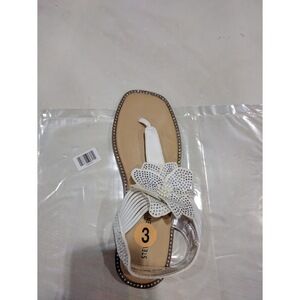 Steve Madden Flipflops flower White 3
